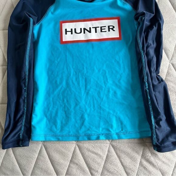 Hunter x Target Long Sleeve Swim Rashguard with Hunter Logo Blue Size Small - Picture 10 of 12
